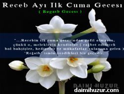 Receb-i erif Aynn lk Perembe Gn ve Gecesi